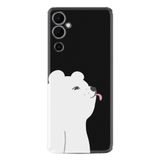 Kılıfland Tecno Pova Neo 2 Plus ile Uyumlu Silikon Kılıf, Panda Desenli, Siyah
