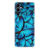 Kılıfland Tecno Pova Neo 2 Plus Kılıf, Resimli Desenli Baskılı Silikon, Mavi Kelebek