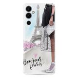Kılıfland Tecno Pova Neo 2 Plus Kılıf, Silikon, Bonjour Paris Desenli, Beyaz