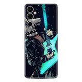 Kılıfland Tecno Pova Neo 2 Plus Kılıf, Silikon, Desen Özel Seri Dog Guitar, Siyah
