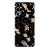 Kılıfland Tecno Pova Neo 2 Plus Kılıf, Silikon, Desen Özel Seri Planet Animals, Siyah