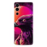Kılıfland Tecno Pova Neo 2 Plus Kılıf, Silikon, Red Eagle Desen, Renkli
