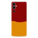 Kılıfland Tecno Pova Neo 2 Plus Silikon Kılıf, Sarı Kırmızı Desen