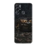 Kılıfland Tecno Pova Neo ile Uyumlu Silikon Kılıf, Desen Özel Seri, Black Car, Siyah
