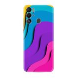 Kılıfland Tecno Pova Neo ile Uyumlu Silikon Kılıf, Desen Özel Seri, Renkli