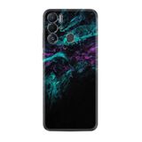 Kılıfland Tecno Pova Neo ile Uyumlu Silikon Kılıf, Resimli Desenli Baskılı, Abstract Green