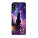 Kılıfland Tecno Pova Neo Kılıf, Boutique Baskılı, Damdaki Kedi Tasarımı