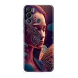 Kılıfland Tecno Pova Neo Kılıf, Boutique Baskılı Kelebek Kadın Deseni, Renk75