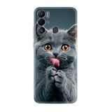 Kılıfland Tecno Pova Neo Kılıf, Boutique Baskılı Komik Kedi Tasarımı