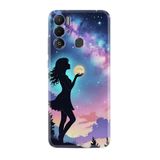 Kılıfland Tecno Pova Neo Kılıf, Boutique Baskılı, Woman in Moon Tasarımı, Renkli