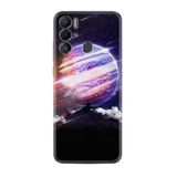 Kılıfland Tecno Pova Neo Kılıf, Silikon, Desen Özel Seri Super Planet, Renkli