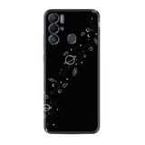 Kılıfland Tecno Pova Neo Silikon Kılıf, Desen Özel Seri Planet, Siyah