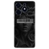 Kılıfland Tecno Spark 10 Pro ile Uyumlu Kılıf, Hayat Serisi, Good Vibes Only Desenli, Silikon, Siyah