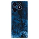 Kılıfland Tecno Spark 10 Pro ile Uyumlu Silikon Kılıf, Blue Zigzag Desen