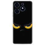Kılıfland Tecno Spark 10 Pro ile Uyumlu Silikon Kılıf, Desen Özel Seri, Black Eyes, Siyah