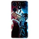 Kılıfland Tecno Spark 10 Pro ile Uyumlu Silikon Kılıf, Desen Özel Seri Play Me 1757