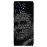 Kılıfland Tecno Spark 10 Pro Kılıf, Silikon, Hayat Serisi Desenli, Siyah