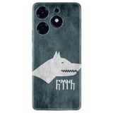 Kılıfland Tecno Spark 10 Pro Uyumlu Kılıf, Silikon, Göktürk 2 Desenli, Yeşil