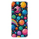 Kılıfland Tecno Spark 30 Pro Kılıf, Boutique Baskılı Resimli Balonlar, Renkli
