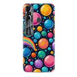 Kılıfland Tecno Spark 7 Pro Kılıf, Boutique Baskılı Balonlar Desenli, Renkli