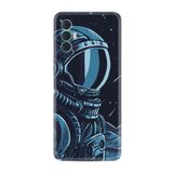 Kılıfland Tecno Spark 8 Pro ile Uyumlu Kılıf, Resimli Desenli, Silikon, Platinium Series, Astro, Mavi-Siyah