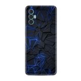 Kılıfland Tecno Spark 8 Pro ile Uyumlu Kılıf, Resimli Desenli, Silikon, Platinium Series, Karmaşık Mavi-Siyah