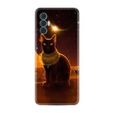 Kılıfland Tecno Spark 8 Pro ile Uyumlu Kılıf, Resimli Desenli, Silikon, Platinium Series, Kraliçe Kedi, Siyah