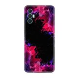 Kılıfland Tecno Spark 8 Pro ile Uyumlu Silikon Kılıf, Desen Özel Seri Boyalar, Pembe-Mor