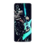 Kılıfland Tecno Spark 8 Pro ile Uyumlu Silikon Kılıf, Desen Özel Seri Dog Guitar, Siyah