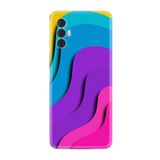 Kılıfland Tecno Spark 8 Pro ile Uyumlu Silikon Kılıf, Desen Özel Seri, Renkli