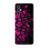 Kılıfland Tecno Spark 8 Pro ile Uyumlu Silikon Kılıf, Desen, Purple Knife, Siyah
