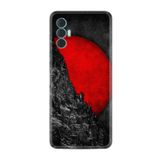 Kılıfland Tecno Spark 8 Pro ile Uyumlu Silikon Kılıf, Kırmızı Gezegen Deseni