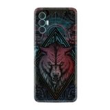 Kılıfland Tecno Spark 8 Pro ile Uyumlu Silikon Kılıf, Özel Seri Wolf Deseni, Renkli