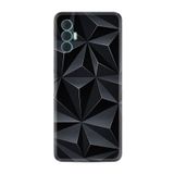 Kılıfland Tecno Spark 8 Pro ile Uyumlu Silikon Kılıf, Prizmalar Desen, Siyah