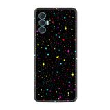 Kılıfland Tecno Spark 8 Pro ile Uyumlu Silikon Kılıf, Puantiye ve Ay Deseni, Siyah