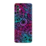 Kılıfland Tecno Spark 8 Pro ile Uyumlu Silikon Kılıf, Renkli Mandala Desen, Çok Renkli