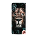 Kılıfland Tecno Spark 8 Pro ile Uyumlu Silikon Kılıf, Resimli Desenli Baskılı, Leon Flowers, Renk7