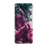 Kılıfland Tecno Spark 8 Pro ile Uyumlu Silikon Kılıf, Resimli Desenli Baskılı, Pink Green Cloud