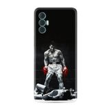 Kılıfland Tecno Spark 8 Pro ile Uyumlu Silikon Kılıf, Resimli Desenli Baskılı, Siyah