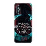 Kılıfland Tecno Spark 8 Pro ile Uyumlu Silikon Kılıf, Resimli Desenli Baskılı, Türk Bayrağı Motifli