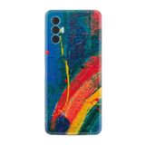 Kılıfland Tecno Spark 8 Pro ile Uyumlu Silikon Kılıf, Ressam Sulu Boya Deseni, Renkli