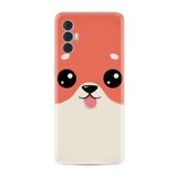 Kılıfland Tecno Spark 8 Pro ile Uyumlu Silikon Kılıf, Sevimli Köpek Desen, Turuncu-Beyaz