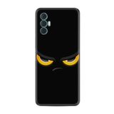 Kılıfland Tecno Spark 8 Pro ile Uyumlu Silikon Kılıf, Siyah Göz Deseni, Black