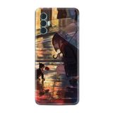 Kılıfland Tecno Spark 8 Pro Uyumlu Kılıf, Silikon, Desen Özel Seri Kız ve Kedi, Renkli