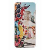 Kılıfland Vivo V30 Lite ile Uyumlu Kılıf, HD Baskılı, Silikon, Çiçek Desen, Renkli