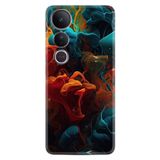 Kılıfland Vivo V50 Lite Kılıf, Boutique Baskılı, Renk Cümbüşü Deseni