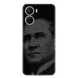 Kılıfland Vivo Y16 Telefon Kılıfı, Desenli, Silikon, Siyah
