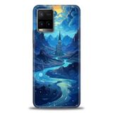 Kılıfland Vivo Y21s / Y21 ile Uyumlu HD Baskılı Silikon Kılıf, Çok Renkli