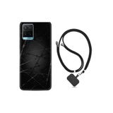 kilifland Vivo Y33s ile Uyumlu Kılıf Silikon Desen Boyun Askılı Dikenli Tel 1779
