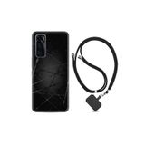 kilifland Vivo Y70 ile Uyumlu Kılıf Silikon Desen Boyun Askılı Dikenli Tel 1779